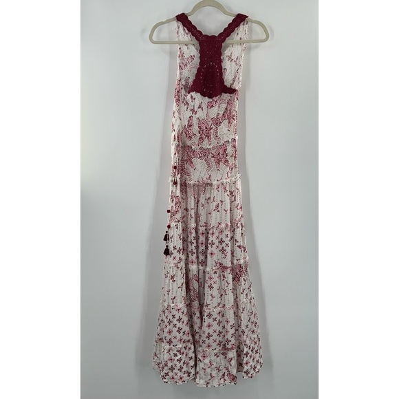 Poupette St Barth Katie Maxi Dress in Pink Parrot Batik Rambo size Small - Picture 4 of 12